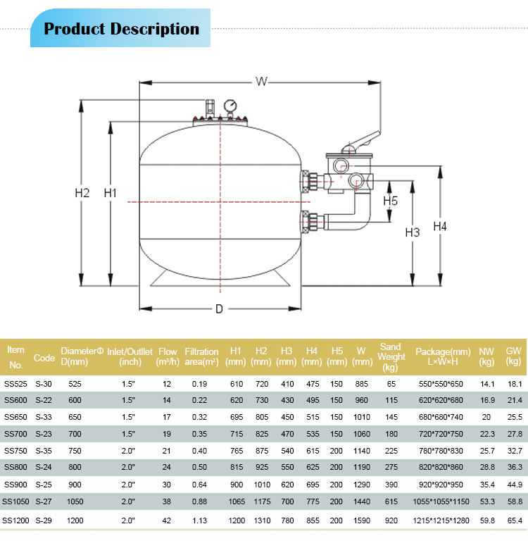 pool sand filter pool sand filter