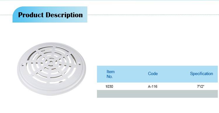 for Swimming Pool Main Drain