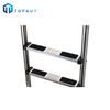 Three Tread Stainless Steel Pool Ladder for In-Ground Swimming Pools