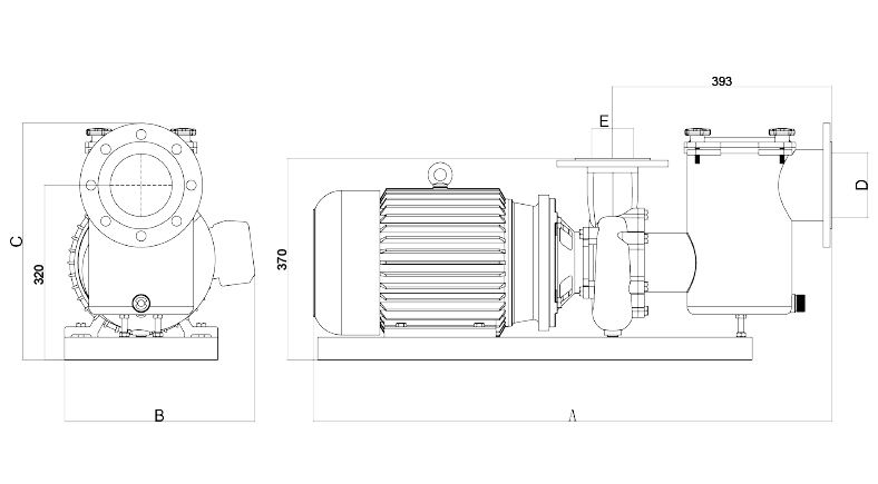 above ground pool with pump