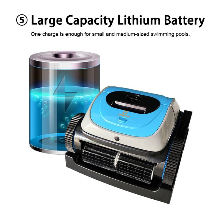 small cordless robotic pool cleaner