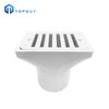 Plastic Pool Drain Spillway Bath Pool Floor Drain Cover under The Big Pool Square Main Drain