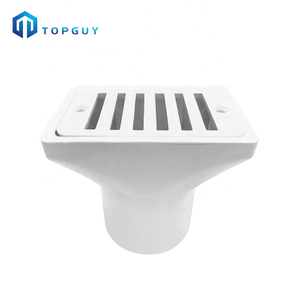 Plastic Pool Drain Spillway Bath Pool Floor Drain Cover under The Big Pool Square Main Drain