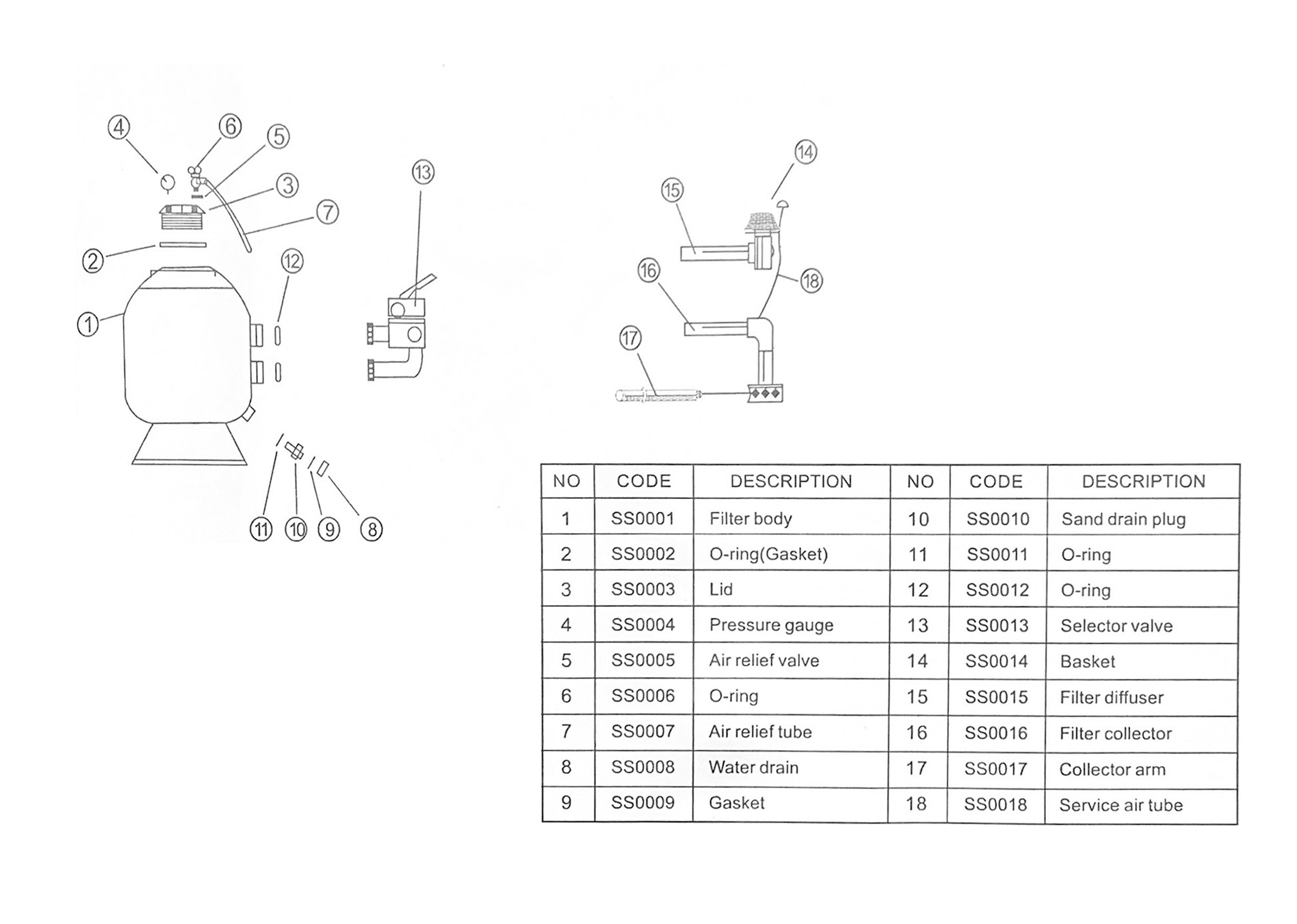 2023 New Gel Coated Filter Sand Filter for Swimming Pool Buy sand