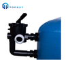 High Quality Easy Install Fiberglass Pool Site-mounted with Multiport Valve Series Sand Filter Pump