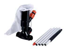 Jet vac kit with aluminum pole of 48”/120cm in 5 section