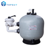 Popular Fiberglass Floor Side Mounted Pool Sand Filter Pool Equipment