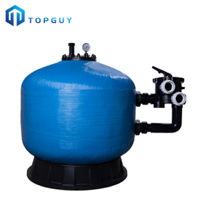 High-quality Swimming Pool Equipment Sand Cylinder Pump Fiber Ball Filter And Side-mounted 8 Ways Valve Sand Filter