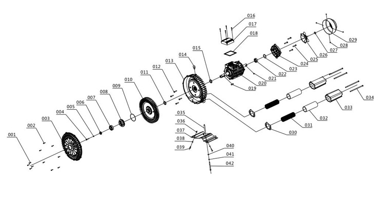 MV Series air blower 