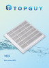 White Square Shape Plastic Factory Product Swimming Pool Accessories Pool Main Drain