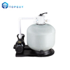 Swimming Pool Fibreglass Sand Filter With Circulation Pool Pump System