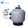 High Quality Easy Install Fiberglass Pool Site-mounted with Multiport Valve Series Sand Filter Pump