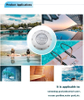 Swimming Pool Light Wall-mounted Led Lights with Remote